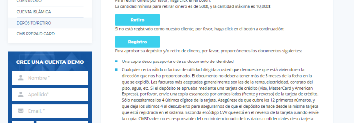 CMSTrader: Opiniones y comentarios 2024