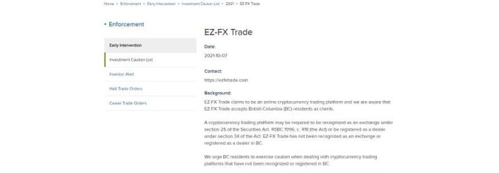 EzFxTrade.com: Opiniones y comentarios 2024